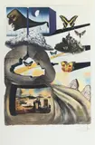 Normandie' aus dem Zyklus 'S.N.C.F. by Salvador Dalí, 1969, pencil, sold May 2017