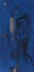 Der Schmerz (Hasseris) by Adi Holzer, 1996, acrylic, sold May 2017
