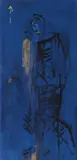 Der Schmerz (Hasseris) by Adi Holzer, 1996, acrylic, sold May 2017