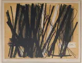 Komposition 5 by Hans Hartung, 1953, aquatint, sold Dec 2016