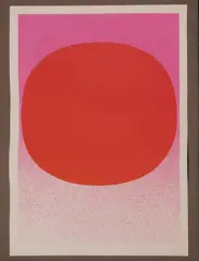 Ohne Titel (Modulation), wohl 1969 by Rupprecht Geiger, screenprint, sold Dec 2016