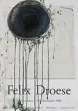 Plakat 'Felix Droese Galerie Rudolf Zwirner' (Köln) by Felix Droese, 1988, watercolor, sold Dec 2016