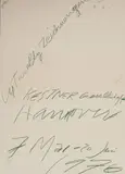 Plakat 'Cy Twombly Zeichnungen Kestnergesellschaft Hannover by Cy Twombly, 1976, drawing, sold Dec 2016