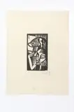 Holzschnitt für das Spiel 'Christa by Karl Schmidt-Rottluff, 1918, woodcut, sold Jun 2016