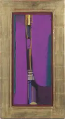 Ohne Titel (Überbrückung) by Max Ackermann, 1973, pastel, sold Jun 2016
