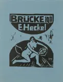 Kniender Akt mit Schale' Titelholzschnitt der VI. Jahresmappe der Künstlergruppe Brücke (Erich Heckel gewidmet) by Max Pechstein, 1911, woodcut, sold Dec 2015
