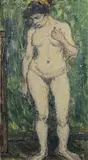Ohne Titel (Weiblicher Akt) by Christian Rohlfs, 1910, oil on canvas, sold Dec 2015