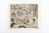 Frau am Waldrand by Karl Schmidt-Rottluff, 1920, drypoint, sold Dec 2015