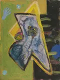 Ohne Titel by Franz Hitzler, 1987, oil on canvas, sold Dec 2015