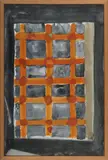 Entwurf für den Buchtitel '110 Rezepte für Günther Förg by Günther Förg, 2004, watercolor, sold Dec 2015