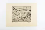 Ostseeküste by Karl Schmidt-Rottluff, 1920, drypoint, sold Dec 2015