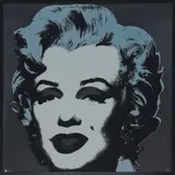 Wandbild Marylin Monroe grau-schwarz by Andy Warhol, 2004, screenprint, sold Dec 2015