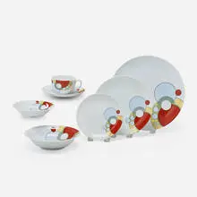 Dinnerware by Frank Lloyd Wright, sold Jan 2017