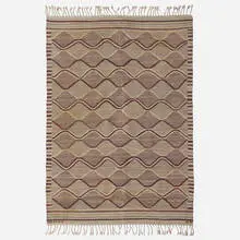 Gråspättan flatweave carpet by Barbro Nilsson, 1943, hand-woven wool, sold Nov 2022