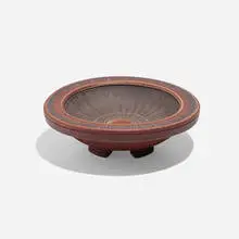 Farsta vase by Wilhelm Kåge, c. 1965, glazed stoneware, sold Nov 2022