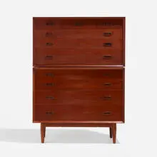Cabinet by Arne Vodder, c. 1960, rosewood, sold Nov 2022