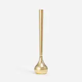 Vase by Asmussen, c. 1965, gold-plated brass and steel, sold Nov 2022
