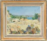 Steinbruch by Fernand Giauque, 1941, oil on canvas, offered Jun 2025