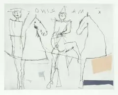 Giocoliere Sopra by Marino Marini, pencil, sold Jun 2025