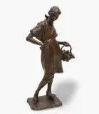 Blumenfrau by Carlo Peduzzi, bronze, offered Jun 2025