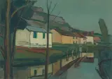Bords de la Scheulte (Vicques) by Albert Schnyder, 1948, oil on canvas, sold Jun 2025