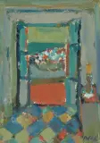 Aussicht aufs Meer by Constantin Polastri, oil on panel, offered Jun 2025
