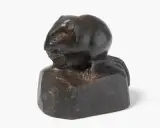 Feldmaus by Robert Hainard, bronze, sold Jun 2025