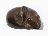 Hermelin by Robert Hainard, bronze, sold Jun 2025