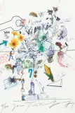 La Vittoria by Jean Tinguely, 1972, collage, sold Jun 2025