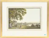 Vue de la Ville de Zurich by Johann Jakob Biedermann, watercolor, sold Jun 2025