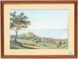 Schloss Wartegg by Josef Martignoni, watercolor, offered Jun 2025