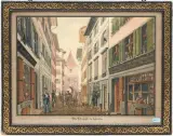 Alte Eisengasse im Jahre 1839 by Johann Jakob Neustück, watercolor, sold Jun 2025