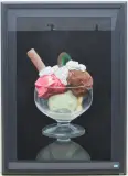 Eisbecher by Nolde Bänziger, 1989, acrylic, sold Jun 2025