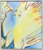 Lichter Engel by Maria Raphaela Bürgi, 1997, oil, offered Jun 2025