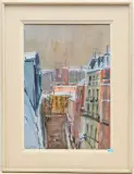 Paris by Rudolf Zender, oil on canvas, offered Jun 2025