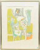 Harlekin by Alois Carigiet, 1964, color lithograph, offered Jun 2025
