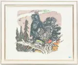 Auerhahn by Alois Carigiet, 1972, color lithograph, sold Jun 2025
