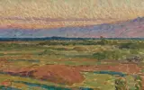 Landschaft by Nils Kreuger, oil on canvas, offered Mar 2025