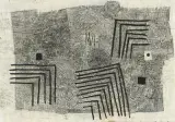 Ohne Titel by Willi Müller-Hufschmid, 1962, ink, offered Mar 2025
