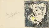 Frontispice zu "Catalogue de l'exposition Chagall au Grand Palais. by Marc Chagall, 1969, color lithograph, sold Mar 2025