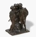 SV Mattori Ambulanti by Albino Arturo Dal Castagné, 1921, bronze, sold Mar 2025
