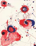 For St. Gallen by Sam Francis, 1963, color lithograph, sold Mar 2025