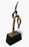 Dancing of Souls by Tolla Inbar, 1996, bronze, sold Mar 2025