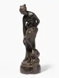 Stehender, weiblicher Akt by Jenő Kerényi, bronze, offered Mar 2025