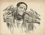 Helft Russland by Käthe Kollwitz, 1921, lithograph, sold Mar 2025