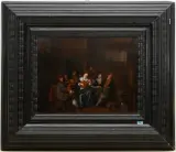 Nachfolger des 18.Jhs by Jan Miense Molenaer, oil on panel, sold Mar 2025