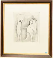 L'Impiccato by Marino Marini, 1946, etching, offered Mar 2025