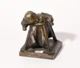 Riposo by Eugenio Pellini, bronze, sold Mar 2025