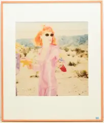 Portrait by Stefanie Schneider, 1999, color lithograph, sold Mar 2025