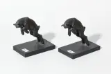 Lämmer by Victor Silvestre, bronze, sold Mar 2025